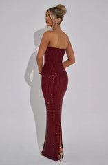Neriah Maxi Dress - Wine
