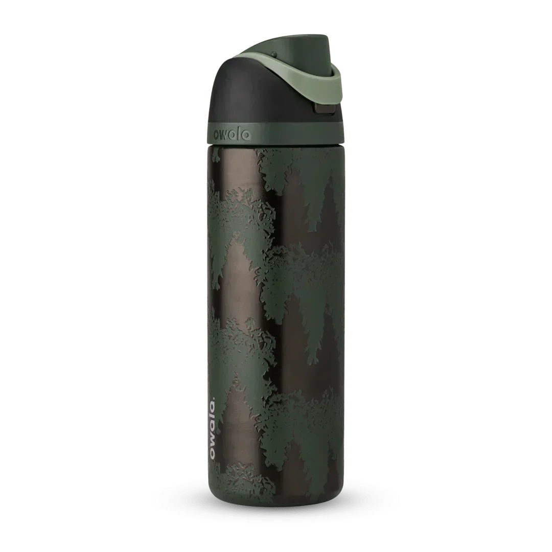 Owala Merry Bright Spruce the Hall 24oz Stainless Steel FreeSip Water Bottle